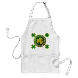 St Patrick's Day Seal Standard Apron