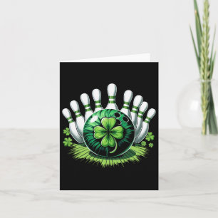 St Patricks Day Shamrock Bowling Irish For Boys Ki Card
