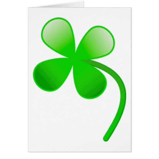 St. Patrick's Day Shamrock Card