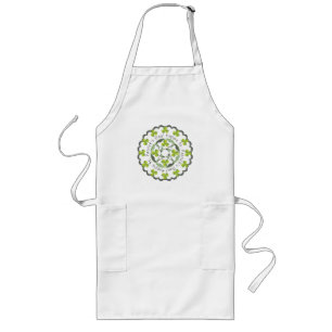 St. Patrick's Day Shamrock Celtic Knot Long Apron