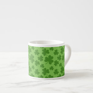 St Patrick's Day Shamrock Clover Pattern Espresso Cup
