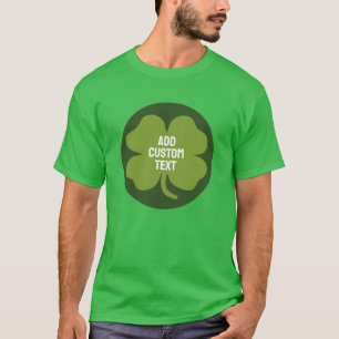 St Patricks Day shamrock - Cute Family Custom T-Shirt