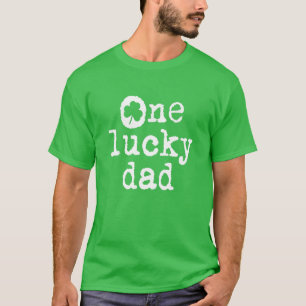 St Patricks Day Shamrock For New Daddy One Lucky D T-Shirt