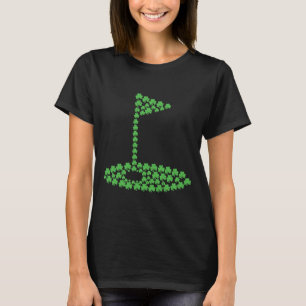 St Patricks Day Shamrock Golf T-Shirt