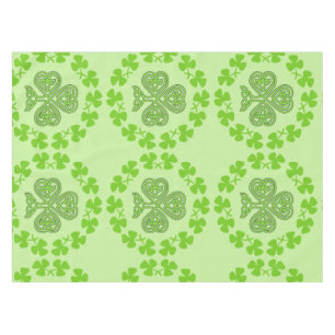 St. Patrick's Day Shamrock Green Tablecloth