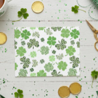St. Patrick's Day Shamrock  Minimalistic Simple