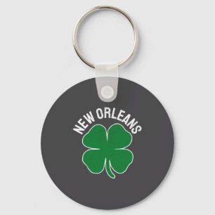 St. Patrick's Day Shamrock New Orleans La Irish Me Key Ring