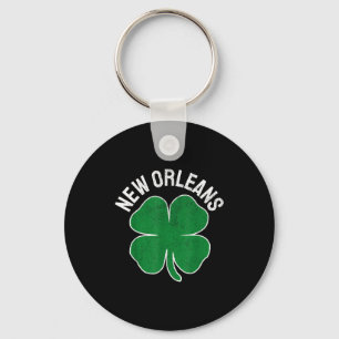 St. Patrick's Day Shamrock New Orleans La Irish Me Key Ring