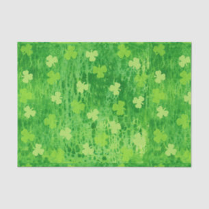 St Patrick's Day Shamrock Pattern Tissue Paper