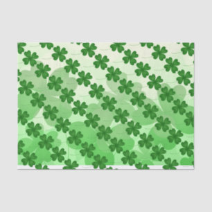 St Patricks Day Shamrock pattern Tissue Paper