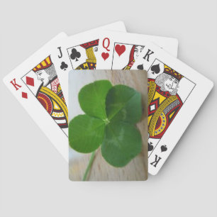 ST. PATRICK'S DAY SHAMROCK  PLAYING CARDS