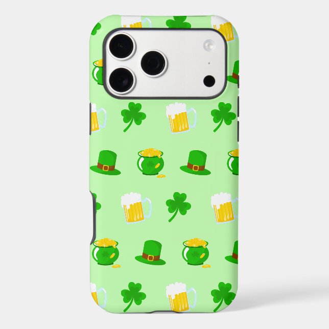 St. Patrick's Day Shamrock Pot of Gold Celtic Knot (Back)