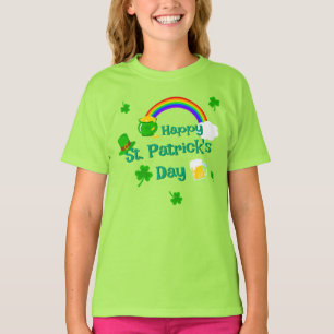 St. Patrick's Day Shamrock Pot of Gold Celtic Knot T-Shirt