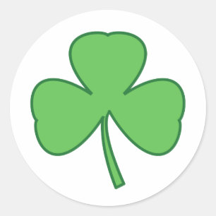 St. Patrick's Day Shamrock Stickers