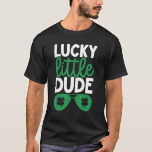 St Patrick's Day Shamrock Sunglasses Lucky Little  T-Shirt