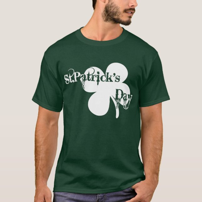 St. Patrick's Day Shamrock T-Shirt (Front)
