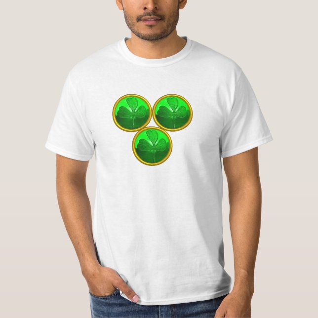 ST PATRICK'S DAY SHAMROCK TRINITY T-Shirt (Front)