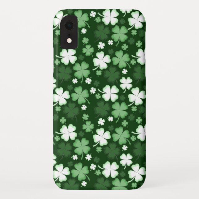 St. Patrick's Day Shamrocks Case-Mate iPhone Case (Back)