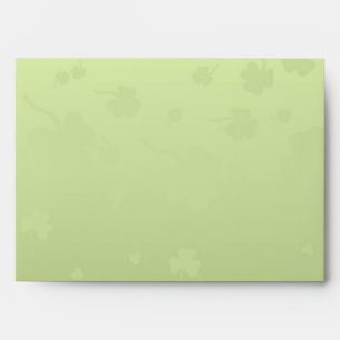 St. Patrick's Day Shamrocks Pattern - Envelope A7