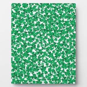 St Patrick's Day Shamrocks Plaque