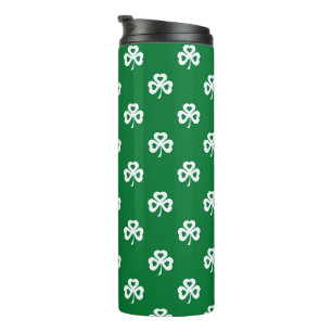 St Patrick's Day Shamrocks Thermal Tumbler