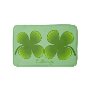 St Patrick's Day Shamrocks Thunder_Cove  Bath Mat