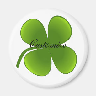 St Patrick's Day Shamrocks Thunder_Cove Magnet