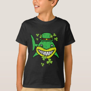 St Patricks Day Shark Saint Paddys Pattys Irish Me T-Shirt
