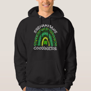 St. Patrick's Day Shenanigan Coordinator Funny Tea Hoodie
