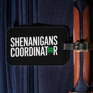 St. Patrick's Day Shenanigan Coordinator Luggage Tag