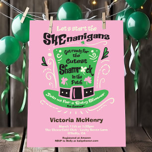St. Patrick's Day Shenanigans Baby Shower Invitation