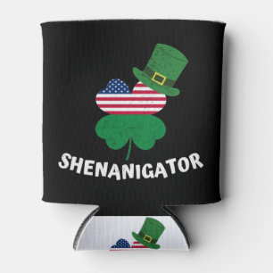 St. Patrick's Day Shenanigator Can Cooler