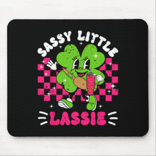 St Patricks Day Shirt Sy Little Lie Kids Girls Gro Mouse Mat