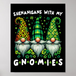 St Patricks Day Shirt Women - Shenanigans With My Poster