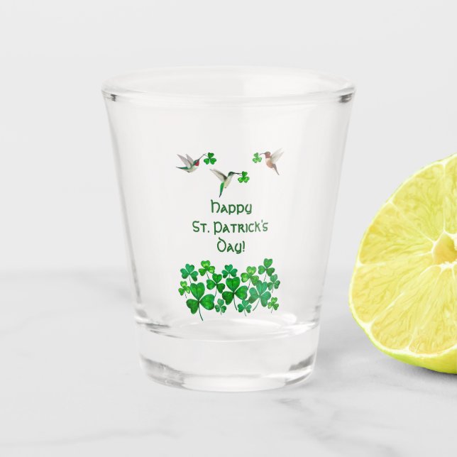 St. Patrick's Day Shot Glass (Front)