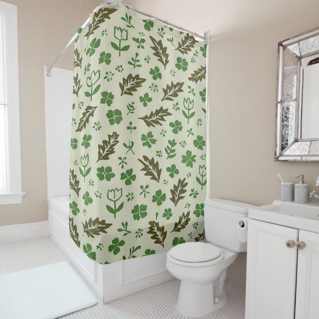 St. Patrick's Day Shower Curtain (In Situ)