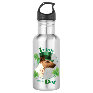 St. Patrick's Day Smooth Fox Terrier 532 Ml Water Bottle