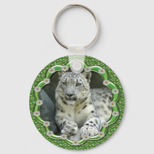 St. Patrick's Day-Snow Leopards Key Ring
