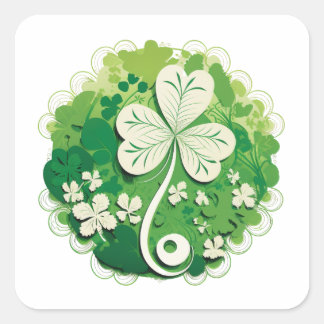 St Patricks Day  Square Sticker