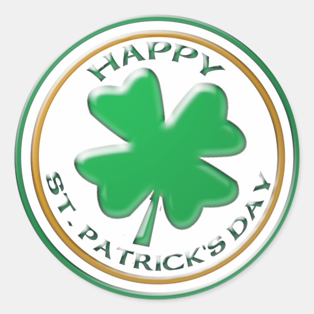 St Patricks Day sticker (Front)