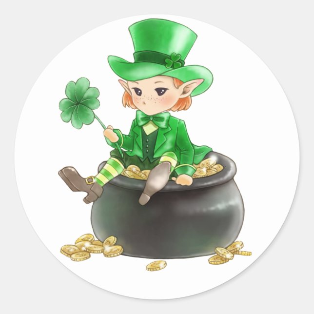 St. Patrick's Day Sticker (Front)
