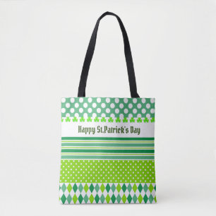 St. Patrick's Day Stripes Tote Bag