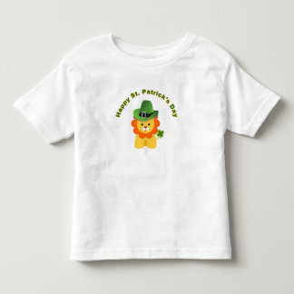 St Patrick's Day T shirt Funny Kid Shirt Lion