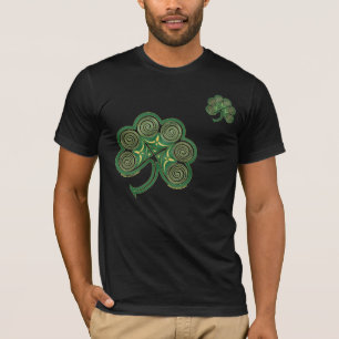 St. Patrick's Day T-Shirts - Irish Spiral Shamrock