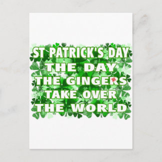 St Patricks Day-The Day The Gingers Take Over The Postcard