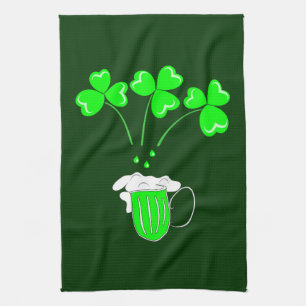 St. Patrick's Day The secret of brewing Custom Tea Towel