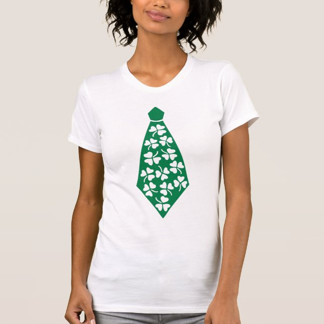 st. patrick's day tie T-Shirt (Front)