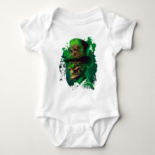St. Patrick's Day Toddler Girls White Bodysuit