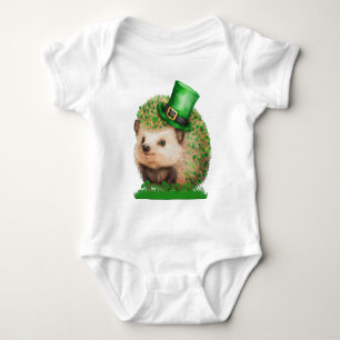 St. Patrick's Day Toddler Girls White Bodysuit