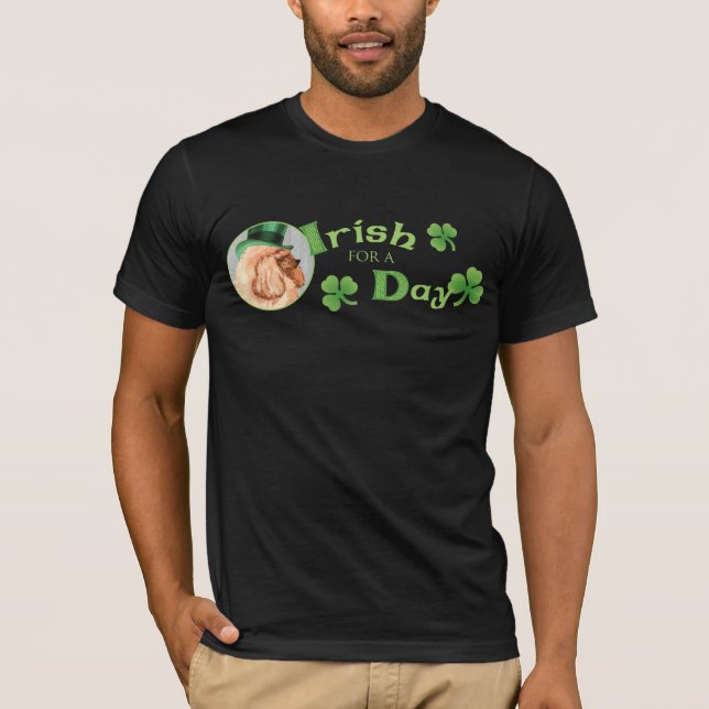 St. Patrick's Day Toy Poodle T-Shirt (Front)